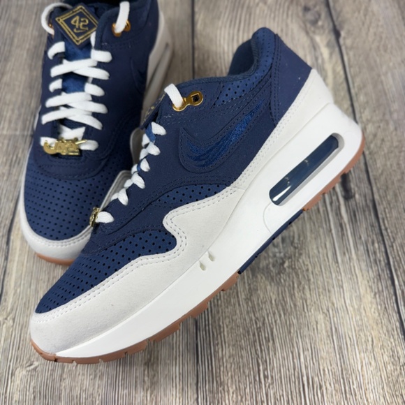 Nike Air Max 1 '86 OG Big Bubble Jackie Robinson Navy/Sail Sz 6.5 FZ4831-400 - Picture 8 of 8